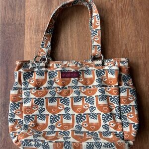 Bungalow 360 Sloth Print Tote Bag